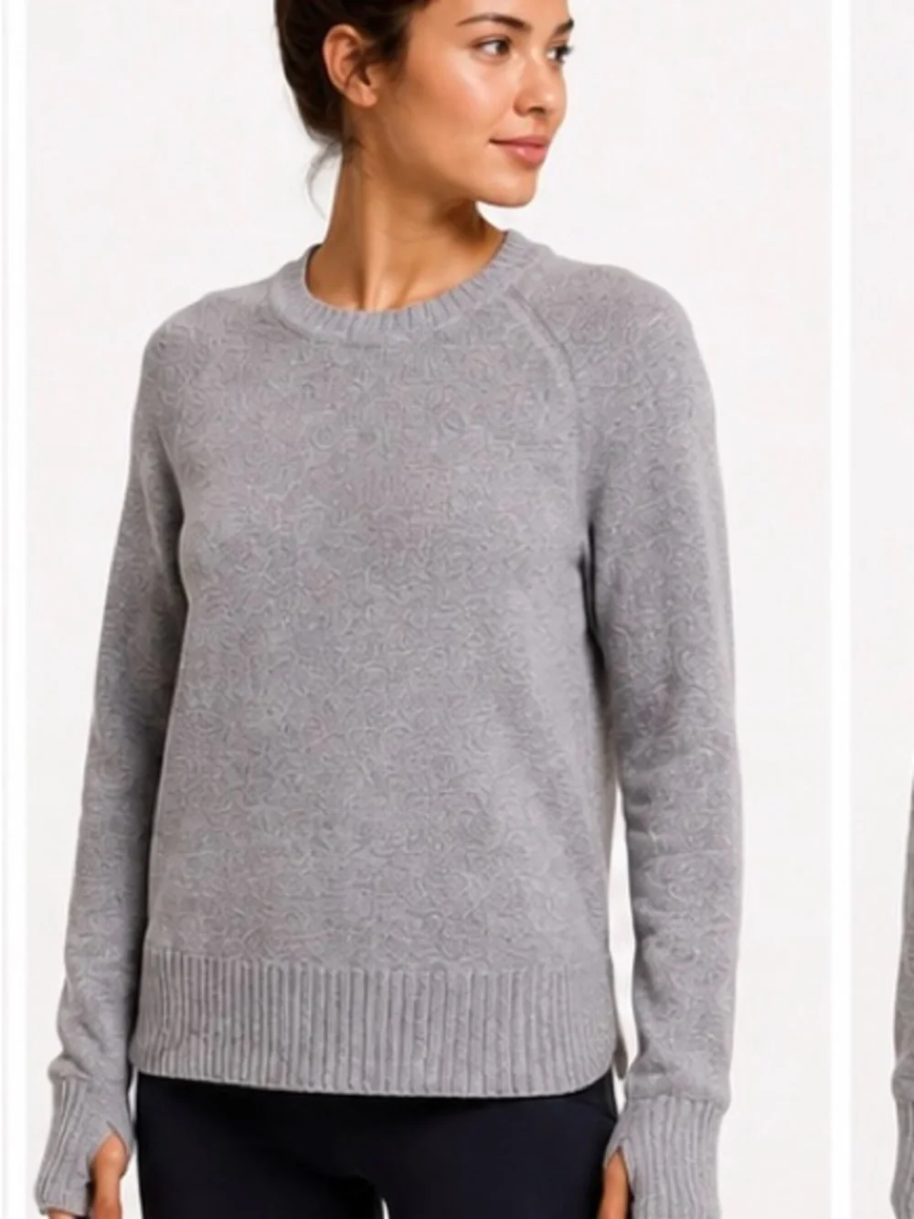 Lululemon Still Lotus Sweater *Reversible size 6